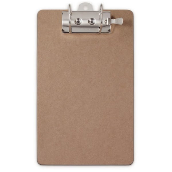 Ring Binder Clipboard, Letter File Sz, Brn