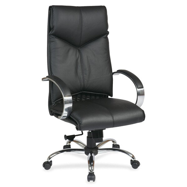 Leather Executive Chair, 16-1/4