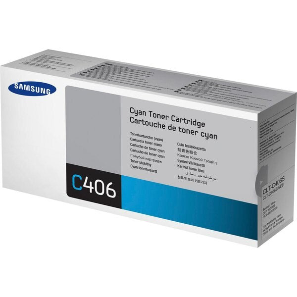 Toner For CLT-C406S, Cyan, 1K Pages