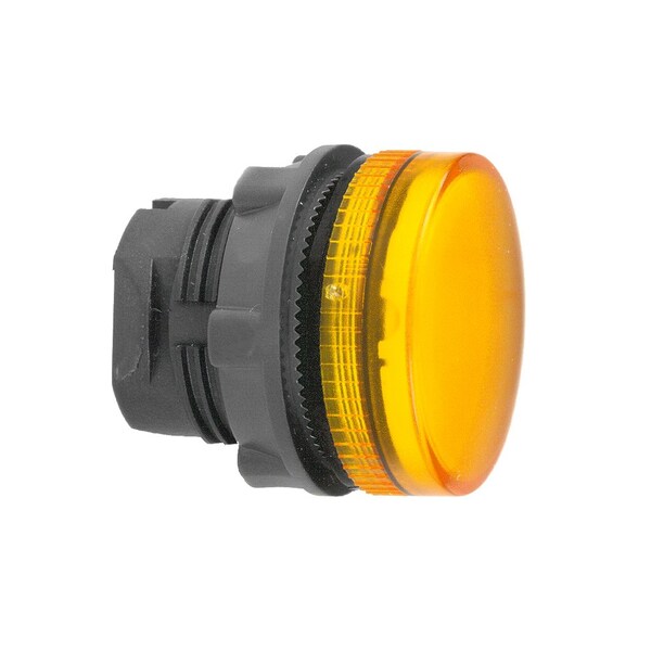 Orange pilot light head 022 grooved lens