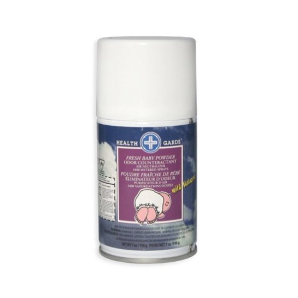 Aerosol Can Refill, 7 Oz, Baby Powder, PK12