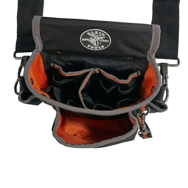Black Ballistic Nylon 15 Pockets