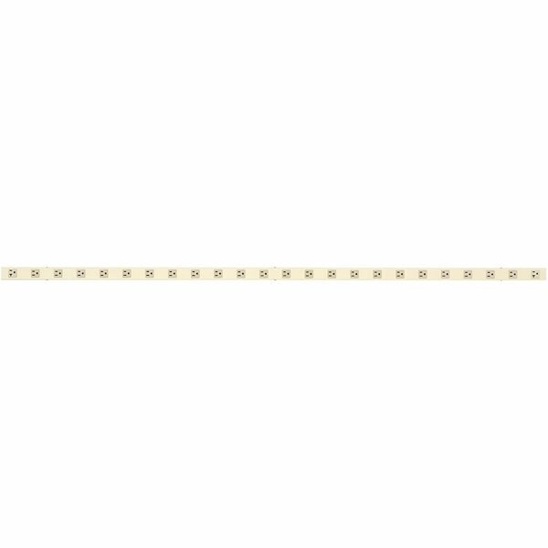 Power Strip, 24-Outlet, Hardwire, 72in