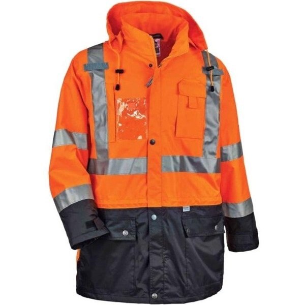 Hi Vis Thermal Jacket Kit, Orange, 2XL