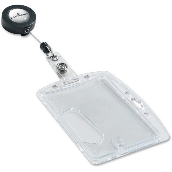 ID Badge Holder, Shell Style, PK10