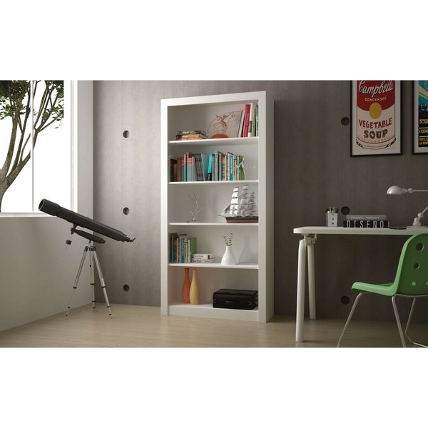 Bookcase 1.0, 5 Shelves, White