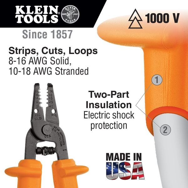 Basic 1000V Insulated Tool Kit, 1000-Volt, 8-Piece