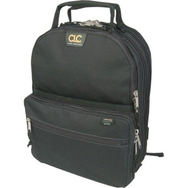 Tool Backpack, Durable Ballistic Polyester Fabric, 75 Pockets, Black