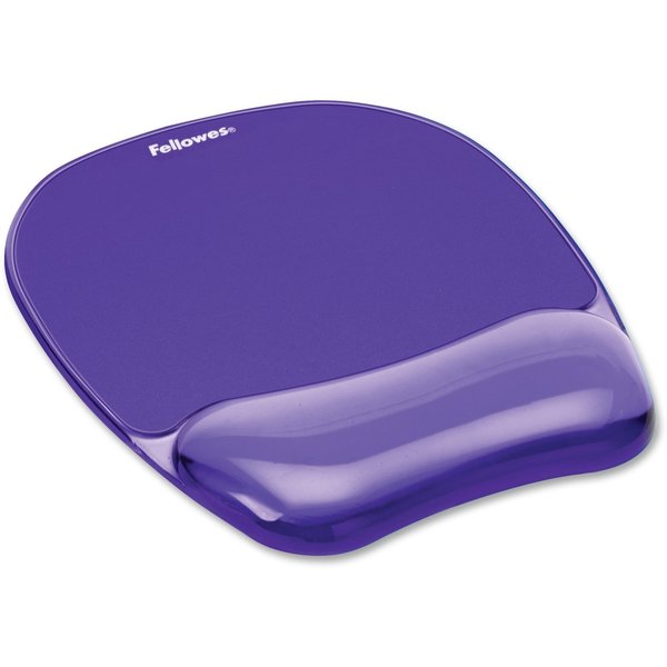 Mousepad w/Wrist Support, Purple
