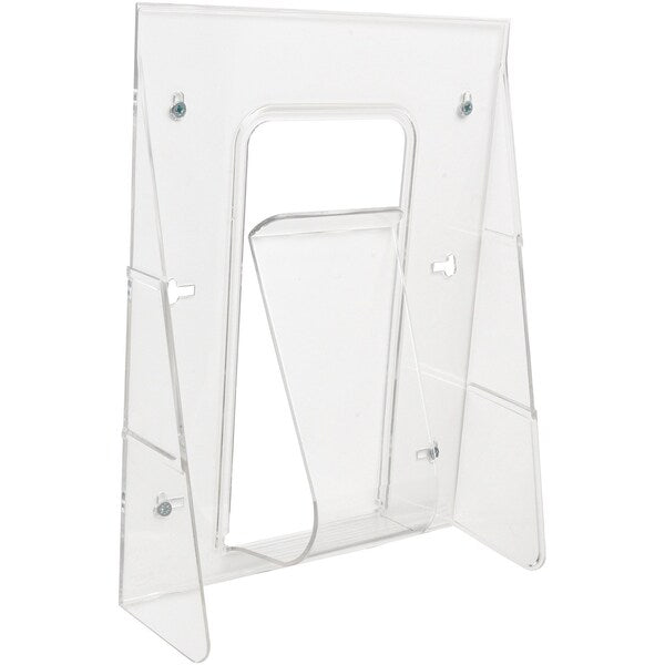 Magazine Holder, 1 Compartment, Clear