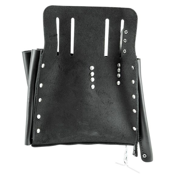 Black Leather 11 Pockets