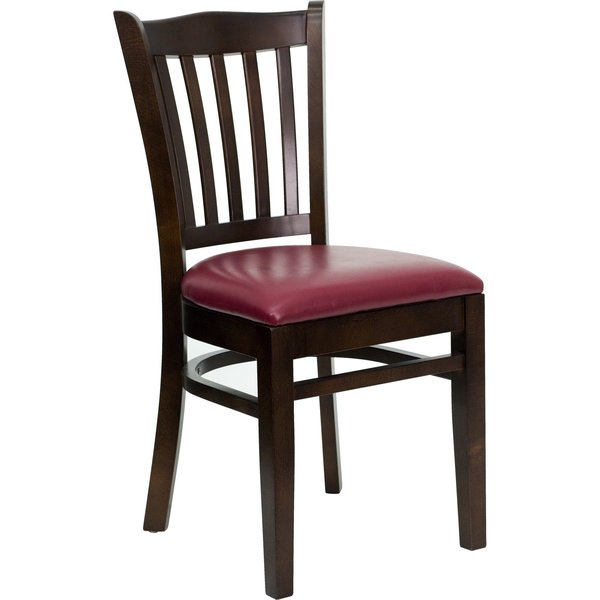 BurgundyRestaurant Chair, 20-3/4