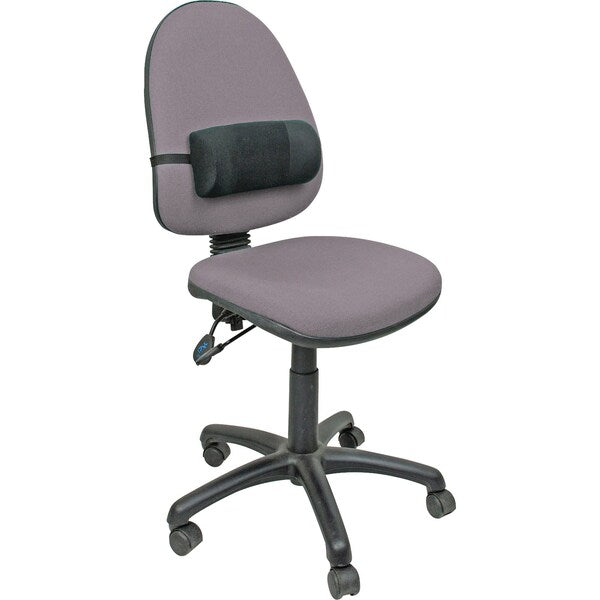 Lumbar Back Support, Fabric/Foam/Nylon Black