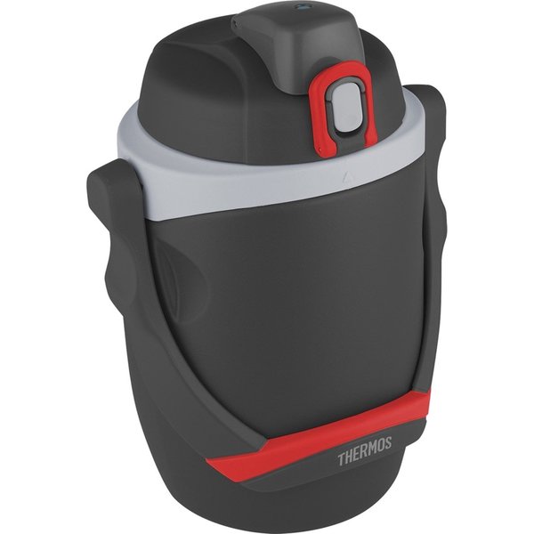 BPA-Free Hydration Bottle, 64 oz./1.9L, Black, Cold 12 Hrs
