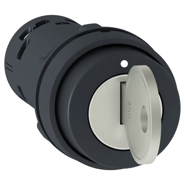 Monolithic key switch selector, plastic,