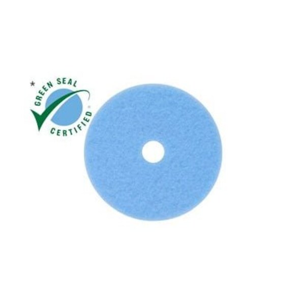 Hi-Perfrmnce Burnish Pad, Sky Blu, 24