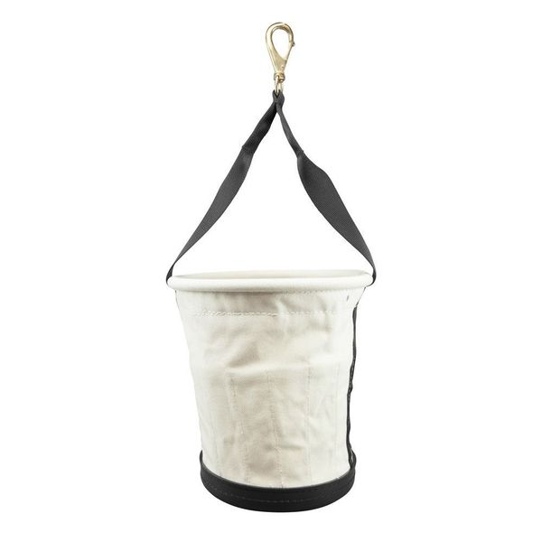 Canvas Bucket, #4 Canvas, Black Molded Polypropylene (Bottom)
