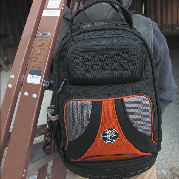 Tradesman Proâ¢ Tool Bag Backpack, 39 Pockets, Black, 14-Inch