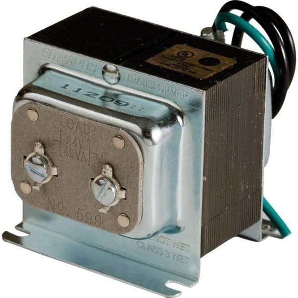 Class 2 Trnsformr, 40VA, 120VAC, 24VAC, Foot
