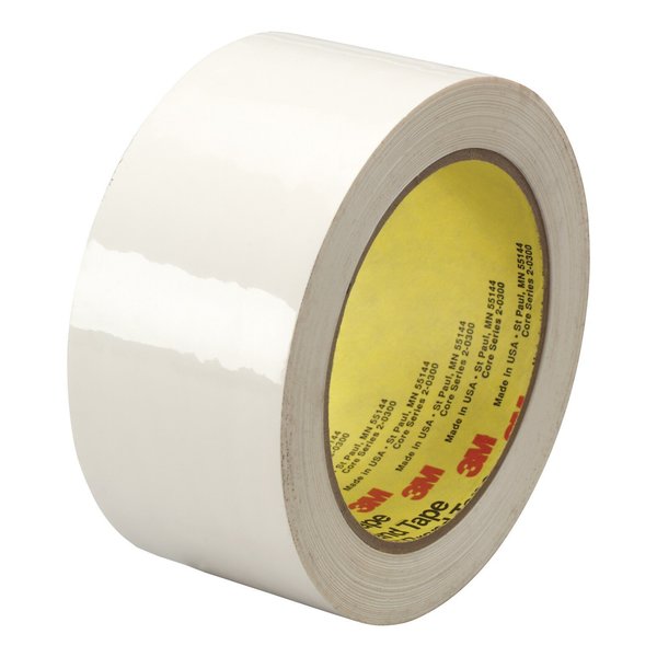 Film Tape, Polyethylene, White, 2In x 36 Yd