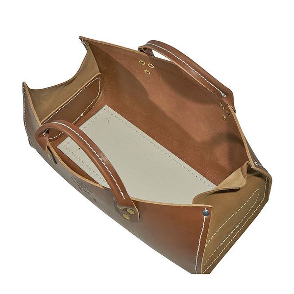 Tool Tote, Extra Heavy Leather, 1 Pockets, Brown, 7
