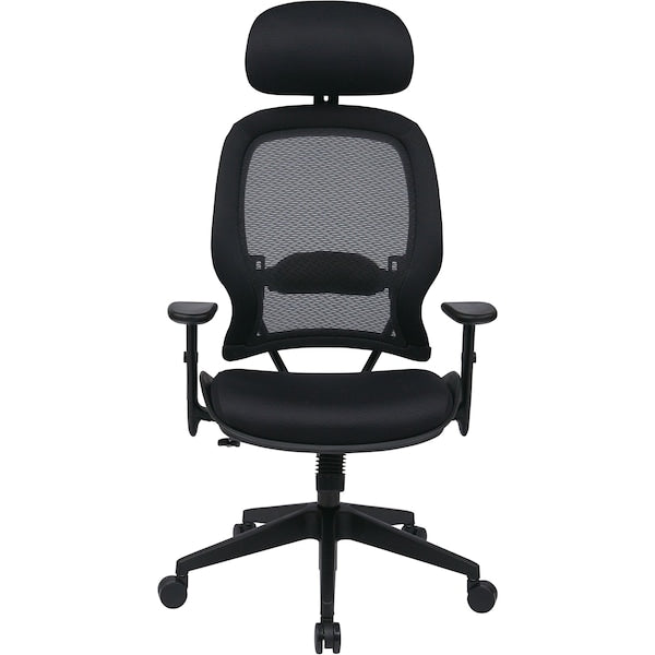 Managerial Chair, Fabric, 23-1/4