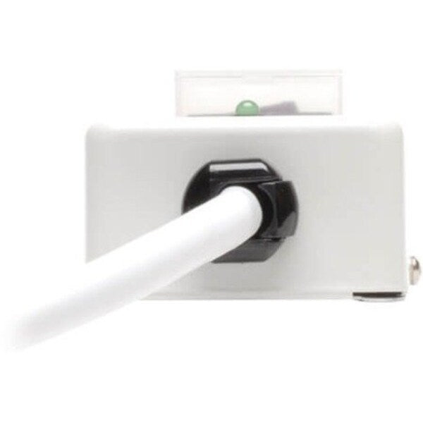Surge Protector Strip, 6 Outlet, Gray