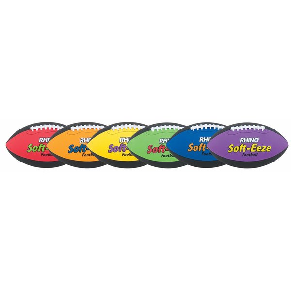Rhino Skin Softeeze FootBall Set, Clr, PK6