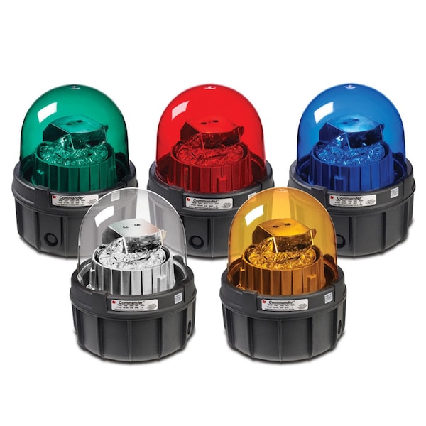 Warning Light, LED, Red, 120VAC
