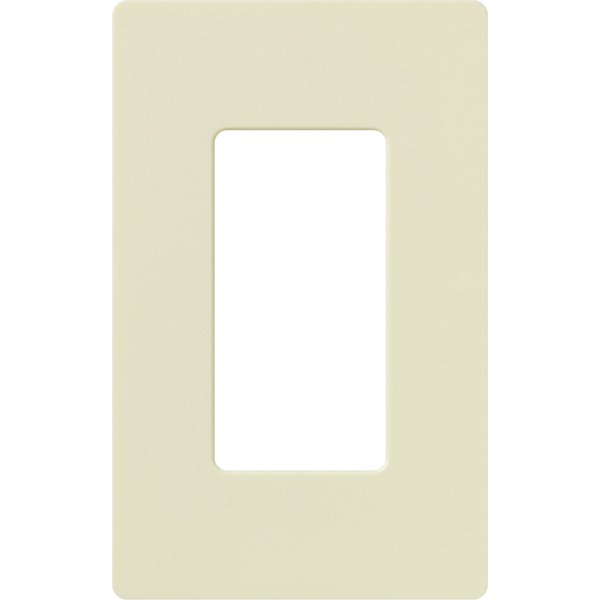 Designer Wall Plates, Number of Gangs: 1 Gloss Finish, Almond