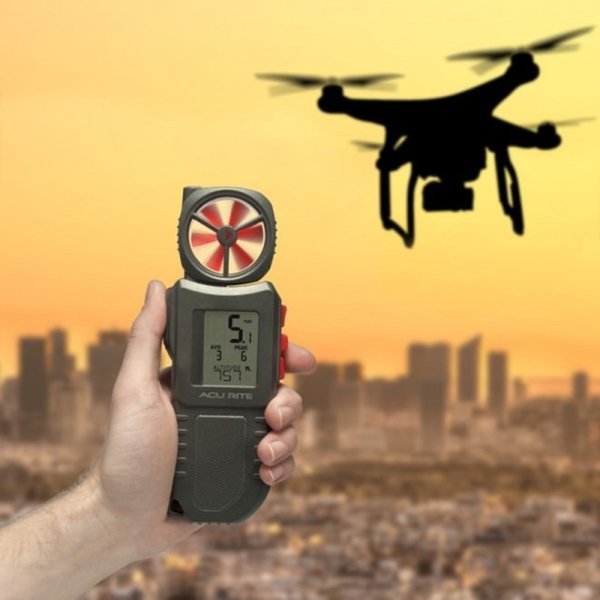Anemometer, 0 to 199 Velocity (FPM), LCD