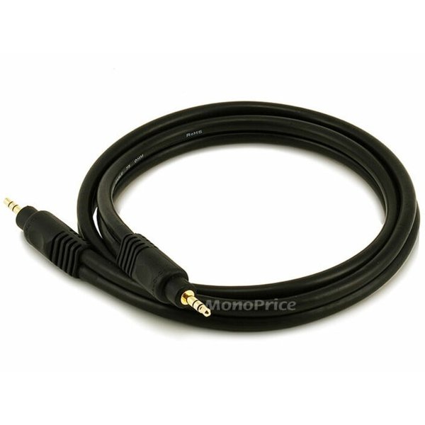 A/V Cable, 3.5mm M/M cable, Black, 3ft