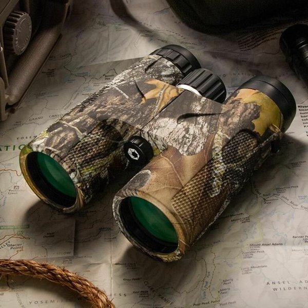 Hunting Binocular, 12x Magnification, Roof Prism, 252 ft @ 1000 yd Field of View