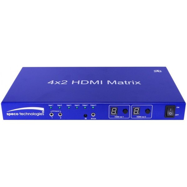 HDMI Matrix, 5-7/8inLx10-7/8inWx1-1/4inH