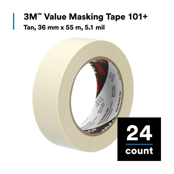 Masking Tape, Continuous Roll, PK24