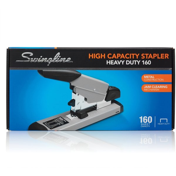 Stapler, Black/Gray, 160 Sheet, 2-5/8 In.