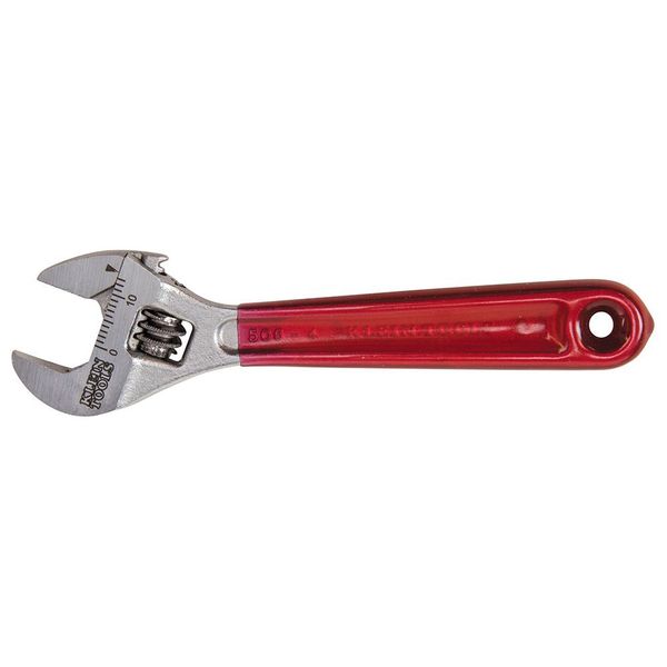 Adjustable Wrench, Plastic Dipped, 4-Inch