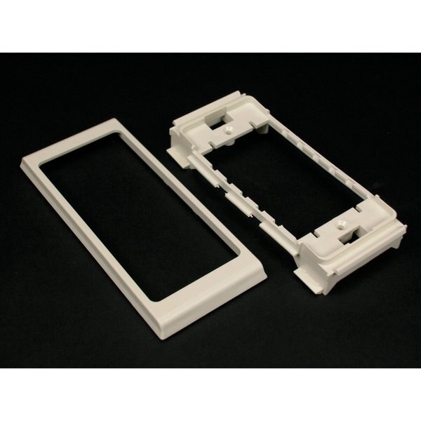 Twin Cover Device Bracket, Ivory