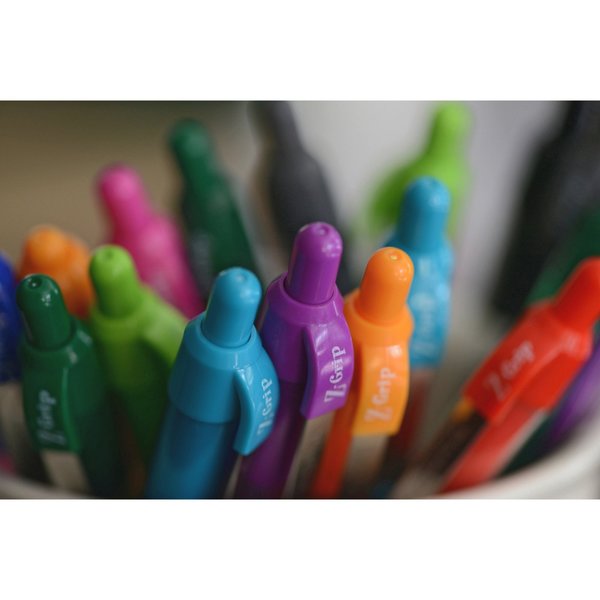 Z-Grip Retractable Ballpoint 1.0mm Asst 18pk