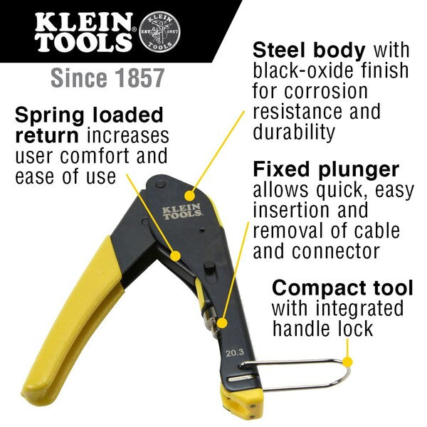 Coax Cable Installation Kit with Hip Pouch