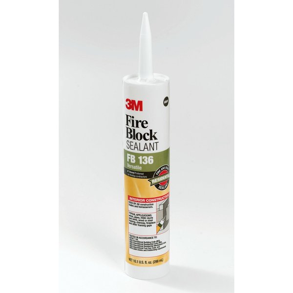 Fire Barrier Sealant, 10.1 oz., Gray