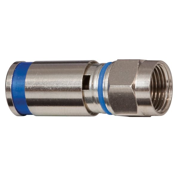 Weatherproof F-Compression Connectors RG6 10-Pack