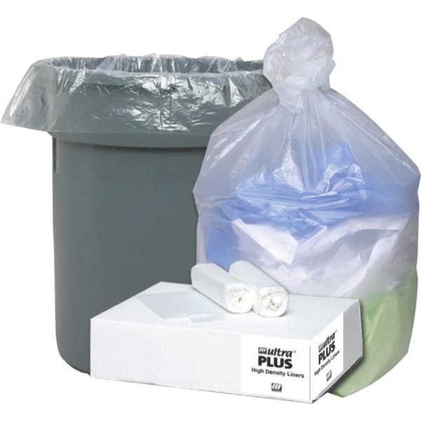 Ultra Plus Trash Can Liners, 10 gal, PK500