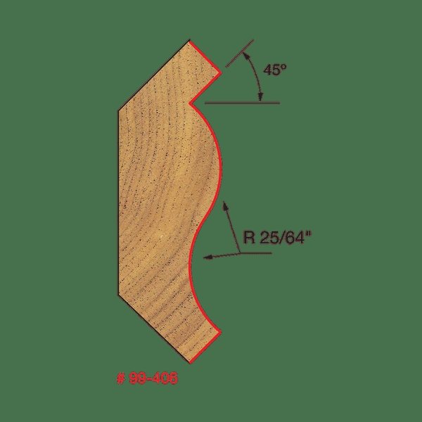Crown Molding Bit, 1-1/4