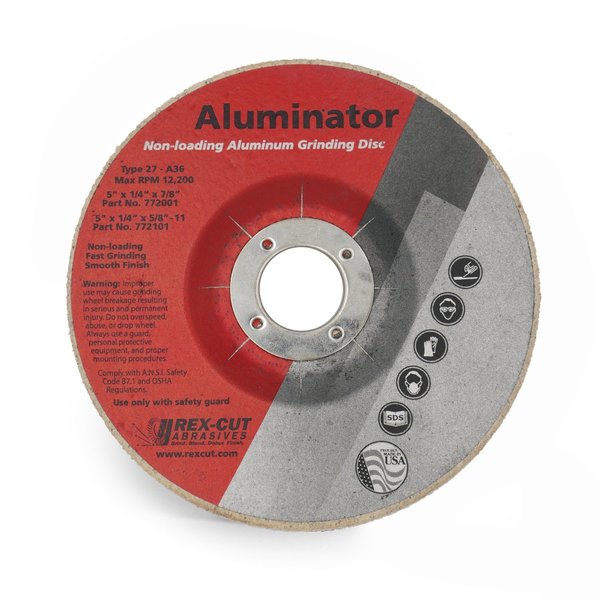 Aluminator Grinding Disc 5 X 7/8 T27 Aluminator Grind A36
