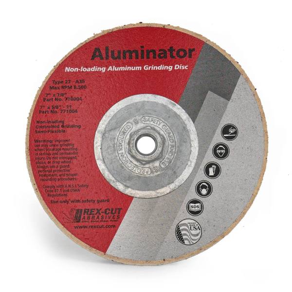 Aluminator Grinding Disc 7 X 5/8-11 T27 Aluminator Grind A36