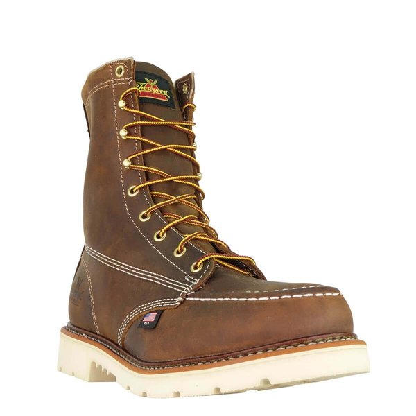 Size 10 Men's 8 in Work Boot Steel Work Boot, Brown