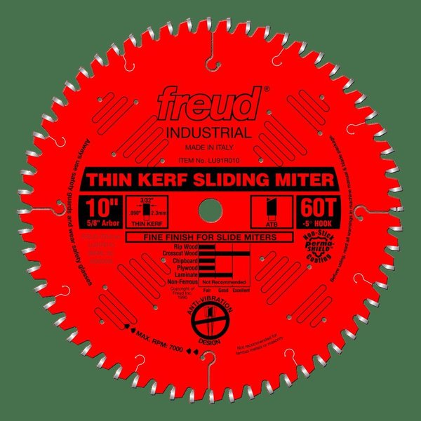 Thin Kerf Sliding Compound Miter Saw Bla
