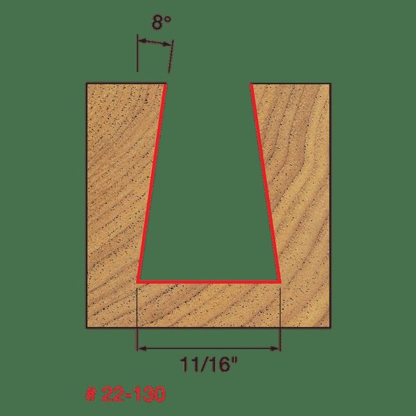 Dovetail Bit, 11/16