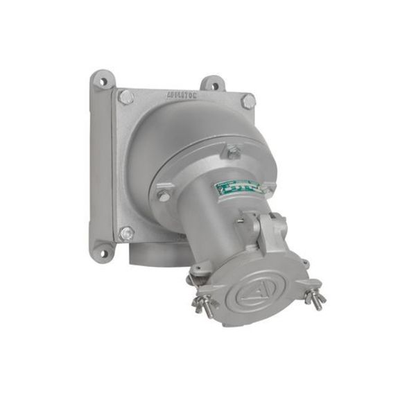 Connector, 30A, 2P, 2W, Coppr-Free Alum, 600V